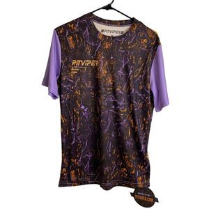 Pit Viper High Speed Off Road Jersey Shirt Purple Short Sleeve NWT Mens Small